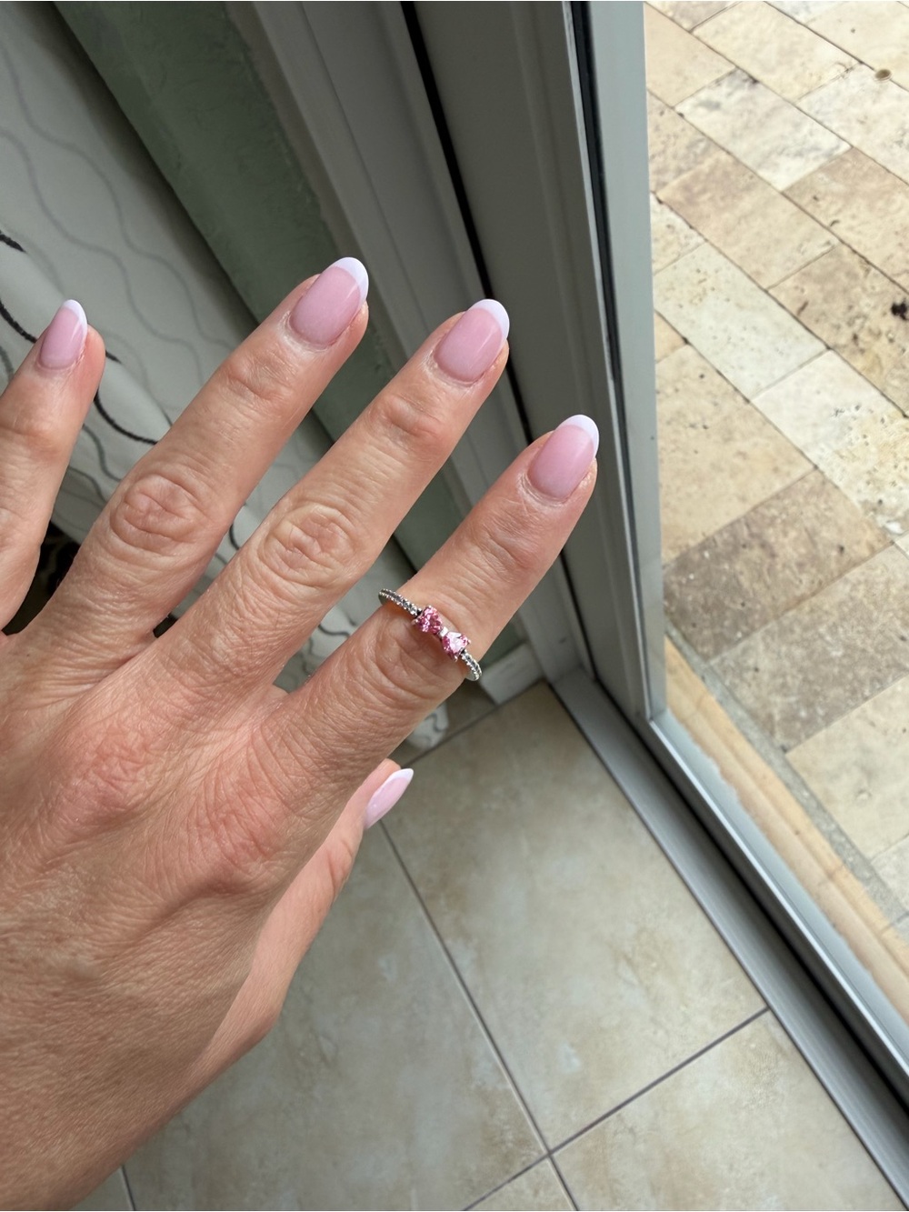 Pandora Pink Bow Ring
